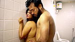 A hot nude girl fucked hard in the bathroom