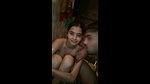 cute indain young lovers bathing clip