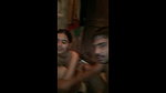 cute indain young lovers bathing clip