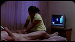 desi girl massaging boyfriend cock
