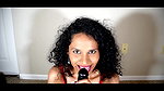 horny lily giving asmr while sucking a bbc