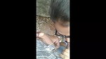 outdoor risky blowjob