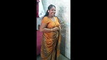 anjali mallu chubby saree aunty stripping in front of lover