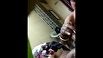 wife shaving hubby cock naked