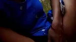 Desi bhabhi in blue suit showing her hairy pussy