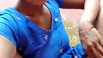 Desi bhabhi in blue suit showing her hairy pussy