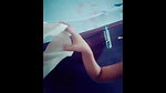 cute college girl capture fixing pad on periods and showing part 3i