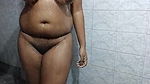Indian Bhabhi is Nude bath in bathroom with Dirty talking