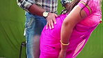 pink saari me taang uthakar garam bhabhi ki chudai