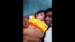 desi lovers hot smooching  boobs pressing