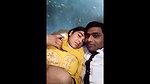 desi lovers hot smooching  boobs pressing