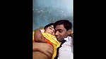 desi lovers hot smooching  boobs pressing