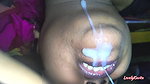 Bhabhi sucking cock in very romantic mood and take huge cumshhot in mouth