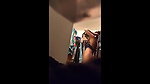 indian girl changing in bathroom