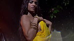 poonam pandey rain dance in sari