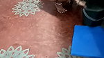 Sexy Maid cleaning floor and showing her ass