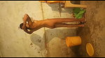 village girl bathing nude captured by lover