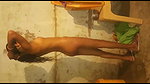 village girl bathing nude captured by lover