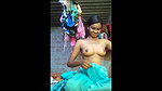 cute girl recording her nude video