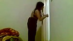Desiwife Boob show to Delivery boy