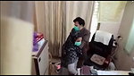 Doctor with patient