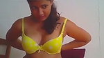Lankan GF Showing HEr Cute Hoot Boobs t LOver at night