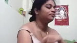 Famous tamil IT girl pressing sucking her own boobs