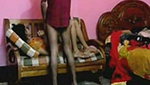 Cute BD Girl Fucked by Lover on Sofa
