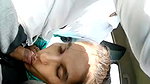 Blowjob in running car