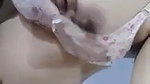Beautiful girl showing