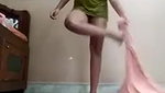 Young girl fingering and making video