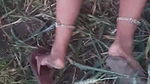 Desi beautiful sister-in-law is rubbing her ass in the wheat field Tormenting her brother-in-law for sex Rubbing her fat ass in the open field for sex