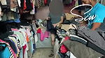 Changing Dress in Front of Shopkeeper
