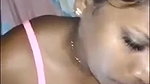 She giving handjob and he playing with her boobs