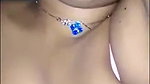 She giving handjob and he playing with her boobs