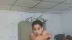 Young girl making video for lover