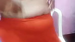 Hema bhabhi in bra pressing her boobs