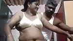 Desi Village lady with Fathrinlw