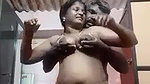Desi Village lady with Fathrinlw