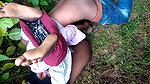 2 Boys Fuck Village Girl Outdoor with Audio
