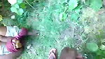 2 Boys Fuck Village Girl Outdoor with Audio