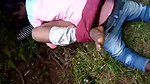 2 Boys Fuck Village Girl Outdoor with Audio