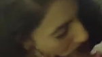 Desi girl sucking dick in public toilet