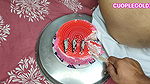 Komal’s school friend cuts cake to celebrate two-month