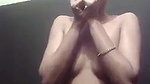 In bathroom