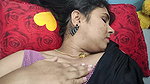 Mallu half saree girl masturbate by watching video and doing sex with step brother, Mallu step sister hot sex with step brother