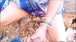 Village aunty with Room owner in jungle