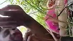 Beautiful girl fucking in jungle