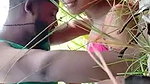 Beautiful girl fucking in jungle