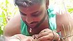 Beautiful girl fucking in jungle